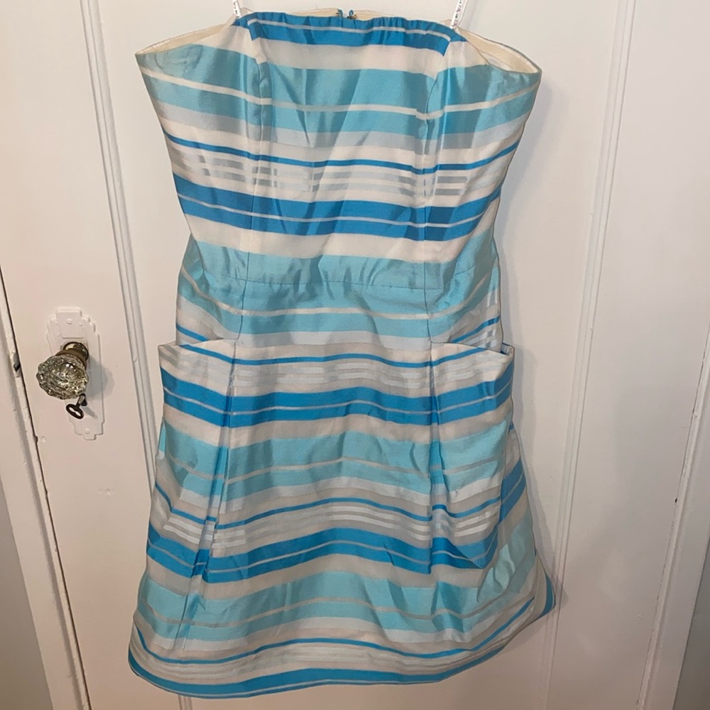Blue striped Lilly Pulitzer dress